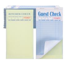 Guest Check Books ESSENTIAL 500 Sheets 10 livros 3,5x6,7 pol