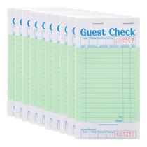 Guest Check Books Stock Your Home Green (pacote com 10)