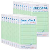 Guest Check Books Stock Your Home Green (pacote com 20) Guest Check Books Stock Your Home Green (pacote com 20)