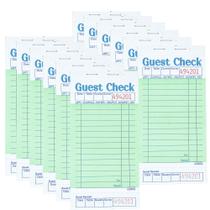 Guest Check Pads Officeva, pacote com 12, 600 pedidos, 6,7 x 3,5 polegadas, verde Guest Check Pads Officeva, pacote com 12, 600 pedidos, 6,7 x 3,5 polegadas, verde