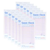 Guest Check Pads Officeva, pacote com 12, 600 pedidos, rosa, 6,7 x 3,5 polegadas Guest Check Pads Officeva, pacote com 12, 600 pedidos, rosa, 6,7 x 3,5 polegadas