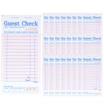 Guest Check Pads Officeva Server Note, pacote 24, 1200 pedidos