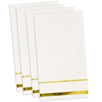Guest Guardanapkins Gift Boutique, 100% revestidos a ouro, 15x12,75 cm