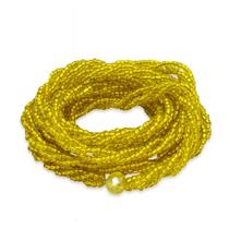 Guia 3 Fios Amarela Cristal Livra Todo Mal Espiritual 60 cm Guia 3 Fios Amarela Cristal Livra Todo Mal Espiritual 60 cm