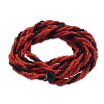 Guia 3 Fios Vermelha e Preta com Firma Proteção da Alma 60cm Guia 3 Fios Vermelha e Preta com Firma Proteção da Alma 60cm