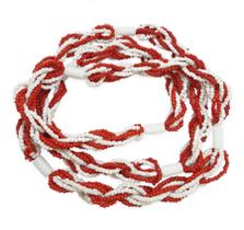 Guia Brajá 7 fios Firma Vermelha e Branca Caveira 70 cm Guia Brajá 7 fios Firma Vermelha e Branca Caveira 70 cm