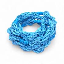 Guia Brajá 8 fios Azul com Firma Iemanjá 70 cm Umbanda Guia Brajá 8 fios Azul com Firma Iemanjá 70 cm Umbanda