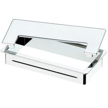 Guia cabo IL2091 em Zamac Cromado 95x44x16mm IL