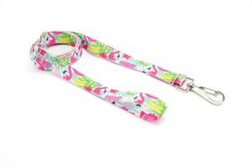 Guia Cachorro Smooty Pet Com Regulagem Flamingo