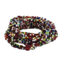 Guia Cigana Vermelha Colorida 3 Fios Trançado 60cm Umbanda Guia Cigana Vermelha Colorida 3 Fios Trançado 60cm Umbanda