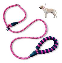 Guia Coleira Adestramento Unificada para adestramento Cães Cachorro 1,40m 10mm Resistente