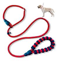 Guia Coleira Adestramento Unificada para adestramento Cães Cachorro 1,40m 10mm Resistente Guia Coleira Adestramento Unificada para adestramento Cães Cachorro 1,40m 10mm Resistente