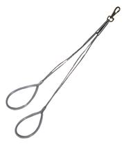 Guia Contenção Mini Dupla 45/60cm Banho Tosa Secagem Groomer