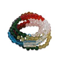 Guia Cristal 147 Contas Colorido Cristal 60 cm Umbanda