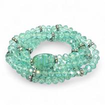 Guia Cristal 147 Contas Verde Clara Cristal 60 cm Umbanda Guia Cristal 147 Contas Verde Clara Cristal 60 cm Umbanda