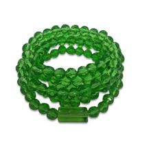 Guia Cristal 147 Contas Verde Cristal 60 cm Umbanda