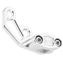 Guia Da Mangueira De Freio Dianteiro Anodizado Prata Guia Da Mangueira De Freio Dianteiro Anodizado Prata