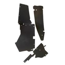 Guia de Ar Radiador 4 Pçs Preto Gol 80 até 87