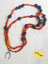 Guia de Boiadeiro com cristal e cascalho