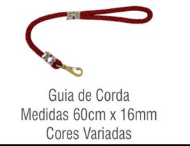 Guia de Corda para Cachorro 16mmx60cm