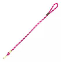 Guia de Corda Roliça Fina 1 Metro Rosa 10mm - Furacão Pet