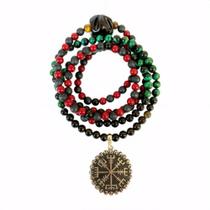 Guia de Exu Poderosa em Pedras Naturais Proteção, Energia e Mistério em Cada Conta