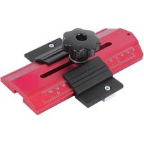 Guia de medição de metal Tablesaw Thin Rip Jig Locator vermelho