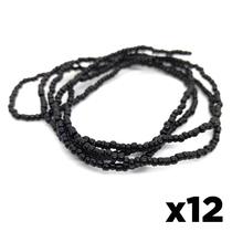 Guia De Miçanga Preto E Vermelho Exu Pombagira 60cm 12 un Guia De Miçanga Preto E Vermelho Exu Pombagira 60cm 12 un