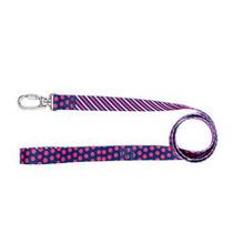 Guia de passeio para cachorro PINK DOTS - azul e pink - WALKIEDOG Guia de passeio para cachorro PINK DOTS - azul e pink - WALKIEDOG