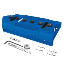 Guia de perfuração KREG KMA3232 Gabarito de pino de prateleira de 5 mm para prateleiras Guia de perfuração KREG KMA3232 Gabarito de pino de prateleira de 5 mm para prateleiras