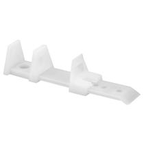 Guia de porta de piso Slide-Co Prime-Line White Nylon, pacote com 1 pacote