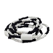 Guia de Proteção Divina Preta e Branco com Firma 60 cm