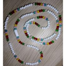 Guia de Umbanda 7 linhas personalizada no cristal 65cm