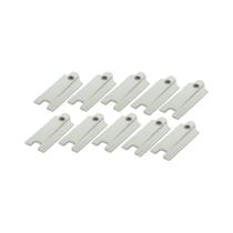 Guia deslizante janela porta correr suprema s/placa redonda nyl-332 tipo 2 branco kit 10 un pc Guia deslizante janela porta correr suprema s/placa redonda nyl-332 tipo 2 branco kit 10 un pc