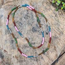 Guia Dos Orixás Umbanda - Colar Miçanga 50 Cm - 7 Linhas