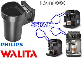 Guia Encaixe plástico Saída De Pó Do Moinho ep1200 ep1220 ep2230 ep5447 ep5547 LatteGo