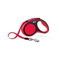 Guia Fita New Comfort Flexi para Cães Vermelha - Tamanho P