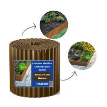 Guia Flexível P/ Organização de Terrenos 20cm x 6,1mt Marrom Guia Flexível P/ Organização de Terrenos 20cm x 6,1mt Marrom