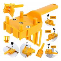 Guia Gabarito Cavilha Furo Métrico 6/8/10mm Marcenaria Guia Gabarito Cavilha Furo Métrico 6/8/10mm Marcenaria