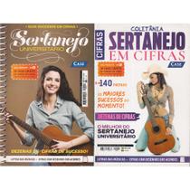 Guia Letras Cifras Música Violão Especial Sertanejo kit C/2 - Case Editorial