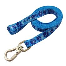 Guia Longa Para Cachorro com 3 metros e Trava Segurança Azul