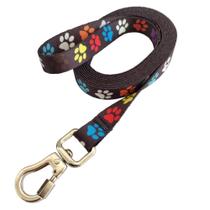 Guia Longa Para Cachorro com 3 Metros Trava Segurança Preta