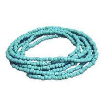 Guia Miçanguinha Azul Claro Yemanjá Proteção Espiritual 50cm Guia Miçanguinha Azul Claro Yemanjá Proteção Espiritual 50cm