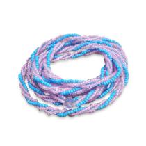 Guia Miçanguinha Ibeji Erê Azul Rosa 3 Fios Trançado 50 cm Guia Miçanguinha Ibeji Erê Azul Rosa 3 Fios Trançado 50 cm