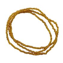 Guia Miçanguinha Oxum Dourado Cristal Proteção da Alma 50 cm Guia Miçanguinha Oxum Dourado Cristal Proteção da Alma 50 cm