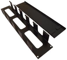 Guia Organizador Cabos 2U X 19 Alta Densidade Guia Organizador Cabos 2U X 19 Alta Densidade