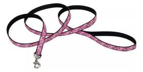 Guia P/ Cachorro Ribbon Coastal Passeio Adestramento Rosa M