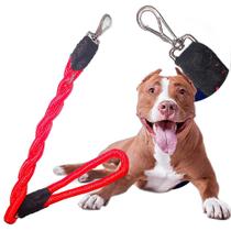 Guia para Cachorro Corda Trançada 16mm x 60cm - Resistente e Confortável - Pitbull, Rottweiler, Pastor Alemão, Boxer Cor