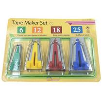 Guia para Fazer Viés Kit com 4 Medidas 6,12, 18 e 25mm 948644 Guia para Fazer Viés Kit com 4 Medidas 6,12, 18 e 25mm 948644