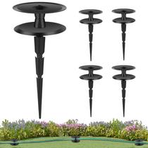 Guia para mangueira de jardim HQcontL em metal 25 cm, resistente à ferrugem, 4 peças Guia para mangueira de jardim HQcontL em metal 25 cm, resistente à ferrugem, 4 peças